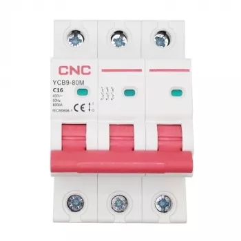 Interruptor automático HiSmart NV821525 3 polos 16A curva C