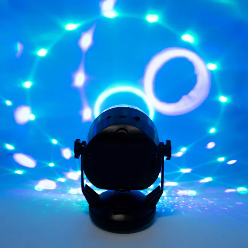 Bola de discoteca LED DENVER LDB-319 – luz de fiesta LED compacta, modelo 117220200040