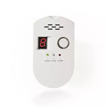 Nedis DTCTG10CWT Detector de gas LPG, gas natural