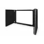 Digitus DN-19 PB-4U-SW - armario de pared - negro, RAL 9005 - 8U - 48,3 cm (19