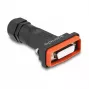 DeLOCK D-Sub HD de 26 pines conector hembra IP67 impermeable negro naranja