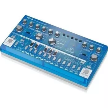 Sintetizador de bajo Behringer TD-3-BB Blue Transparent – módulo bassline analógico