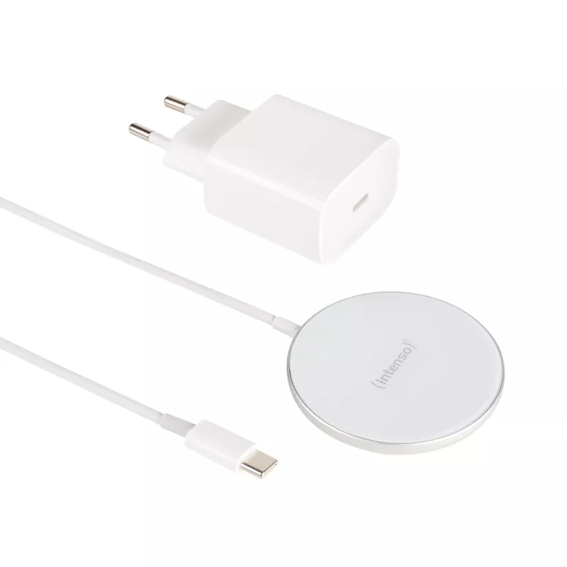 Smartphone Intenso MW1 Cargador rápido inalámbrico USB para interiores 12V