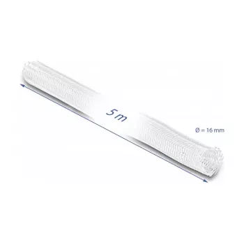 Tubo trenzado DeLOCK 20809 5 m x 16 mm blanco