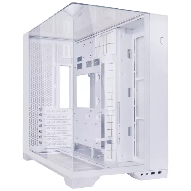 Caja de PC Lian Li 011 Vision Compact torre blanca