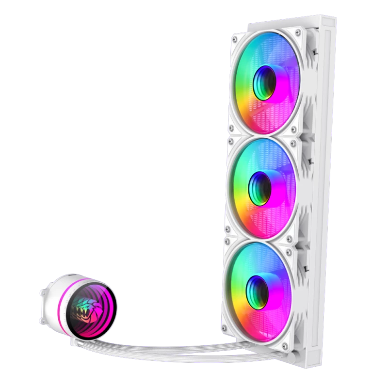 Gamemax | Refrigeración líquida para CPU | ICEBURG 360 INFINITY | blanca