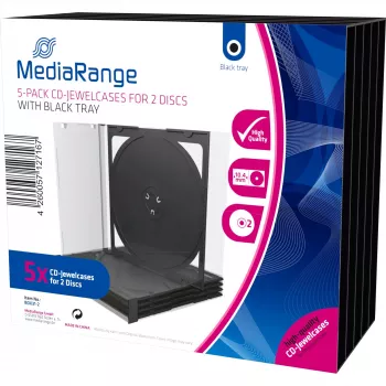 Estuche para discos ópticos MediaRange BOX31-2