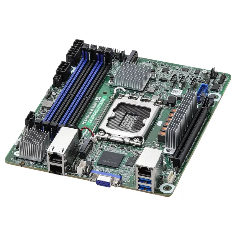 ASRock EC266D4ID-2T/X550 Placa base Intel C266 LGA 1700 Mini-ITX