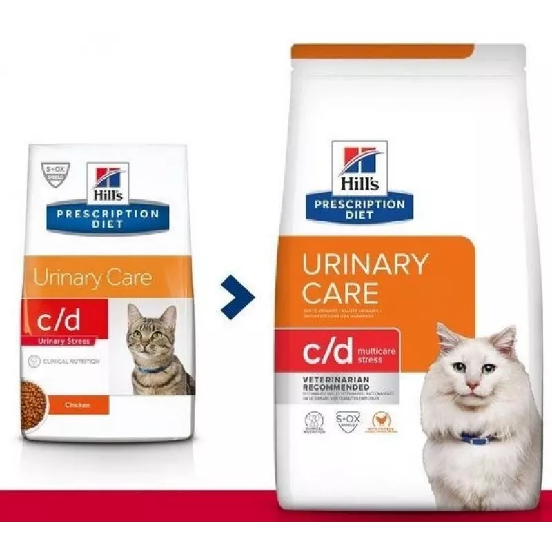 HILL'S PRESCRIPTION DIET Feline c/d Multicare Stress pienso para gatos pollo 8 kg