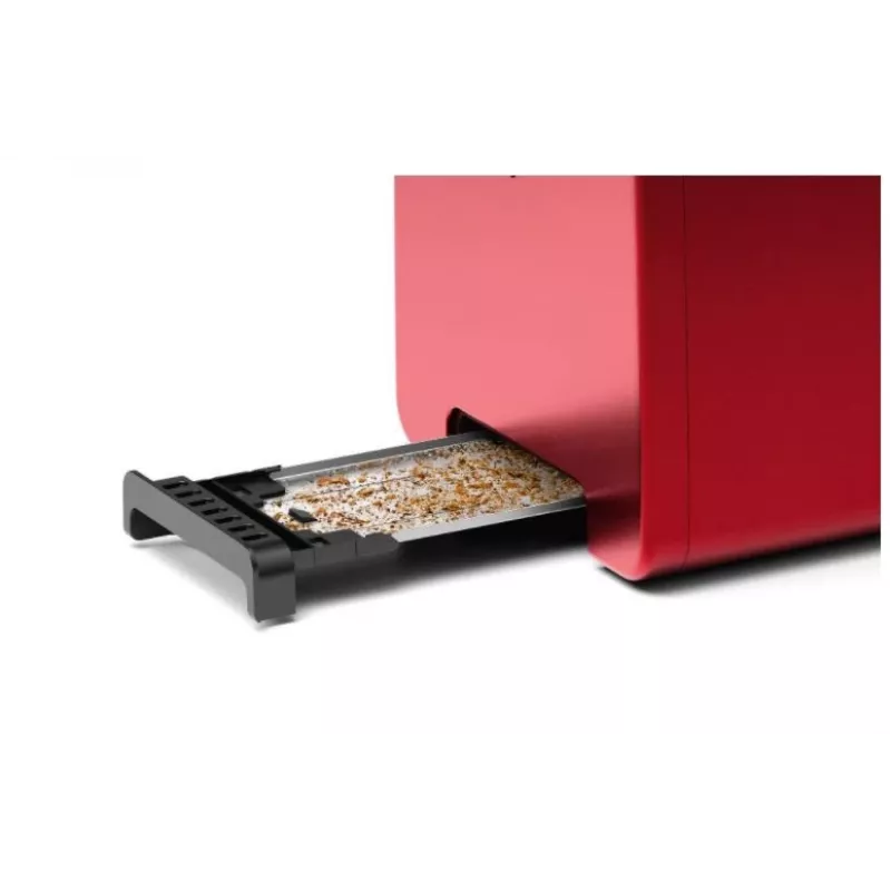 Bosch TAT4P424 2 rebanadas 970 W Negro, Rojo