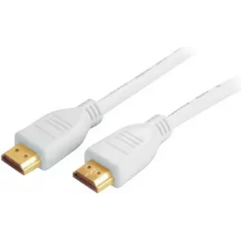 shiverpeaks BASIC-S Cable HDMI, conector macho A - conector macho A, 1,5 m, contactos dorados, para calidad Full HD (4096 x 2160) (BS77471-W)