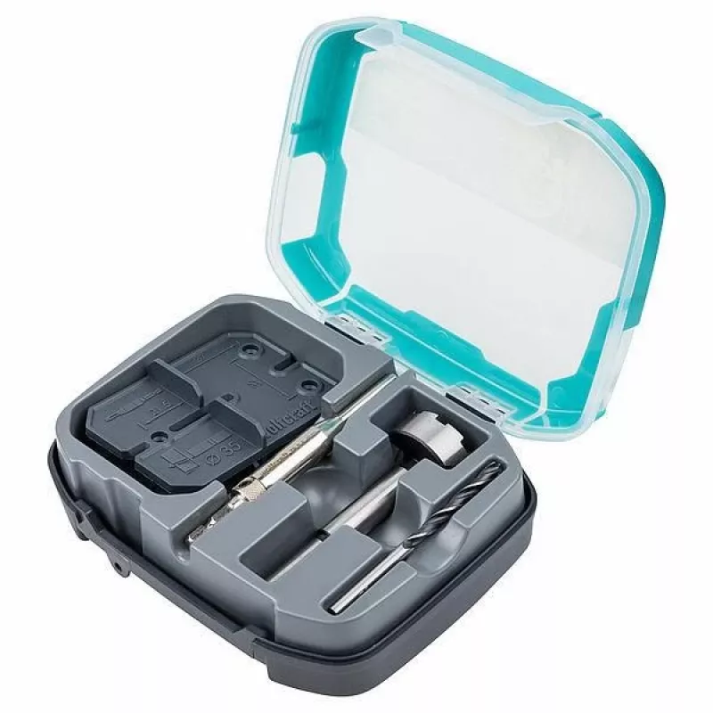 Wolfcraft juego de brocas para agujeros de bisagras 35 mm, 5 uds. (4656000)