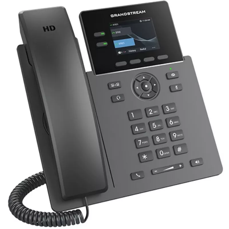 Teléfono IP Grandstream GRP2610P con compatibilidad PoE Carrier‑Grade y audio HD