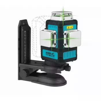 Nivel láser Dedra DED6910 autonivelante, alcance 20 m, precisión 0,5 mm