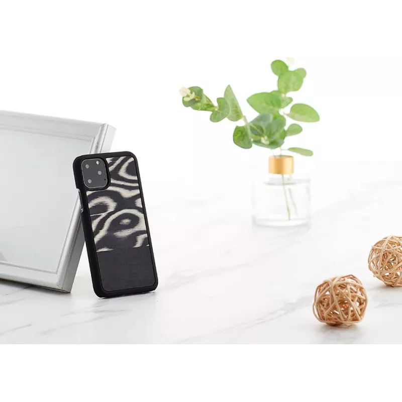Funda de smartphone man and wood para iPhone 11 Pro – leopardo negro funda protectora