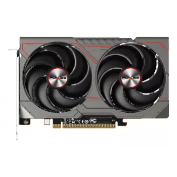 Tarjeta gráfica Sapphire Radeon RX 9060 XT – 8 GB GDDR6, 128 bits, PCIe x16 5.0, refrigeración de doble ventilador