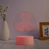 Set de lámpara LED decorativa Manta SNL115RGB RGB 3D corazón