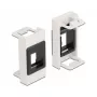 Soporte Keystone DeLOCK Easy 45 módulos 22,5 x 45 mm blanco negro