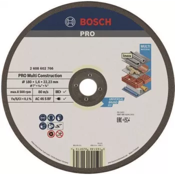 Disco de corte Bosch Rapido Multi Cont. ACS 46 V BF 180 mm (Modelo 2608602766)