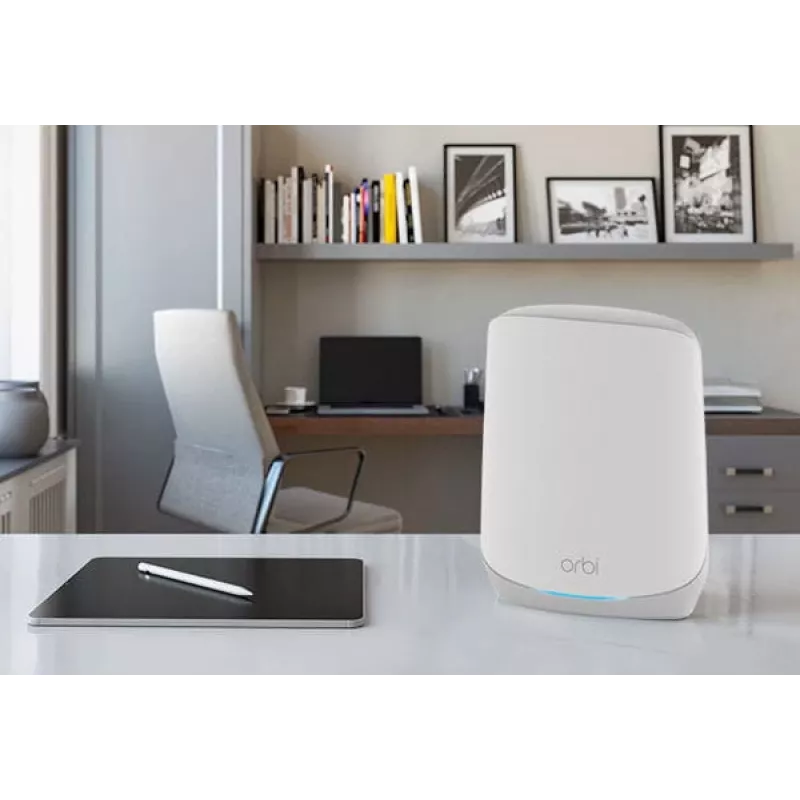 NETGEAR Orbi RBK763S tri-banda (2.4 GHz / 5 GHz / 5 GHz) Wi-Fi 6 (802.11ax) blanco 7 interno - RBK763S-100EUS