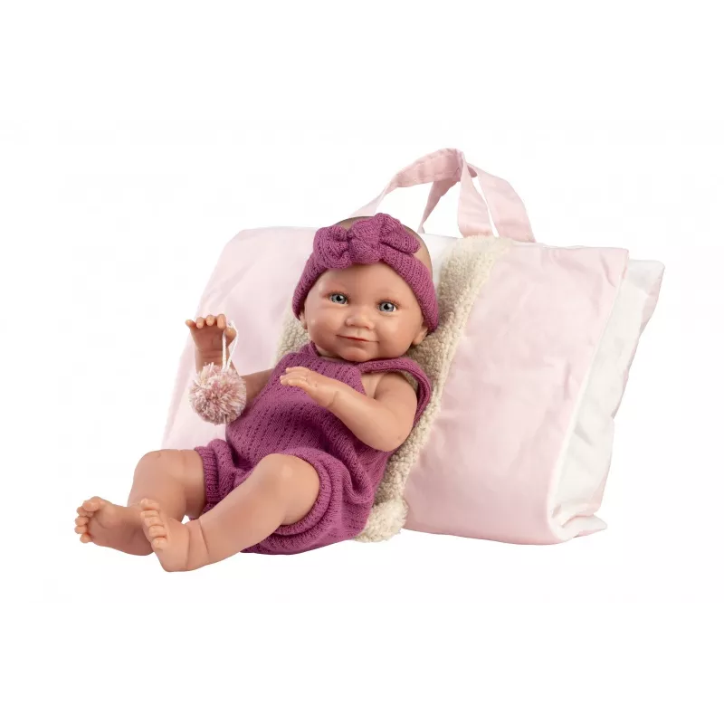 Muñeca Llorens 40 cm muñeca bebé de cuerpo blando con rasgos realistas para jugar y coleccionar