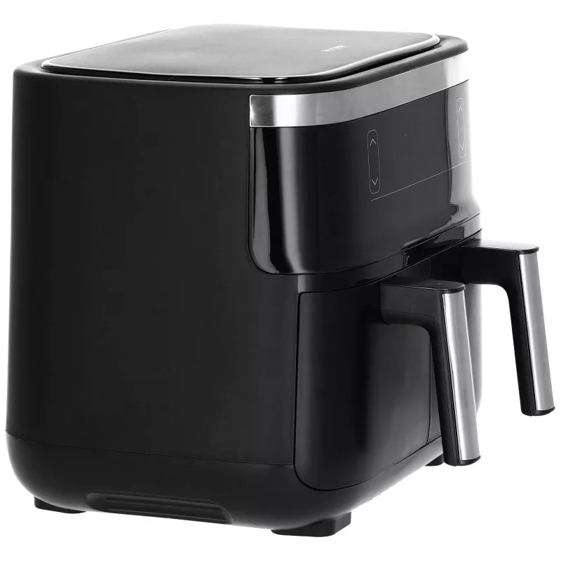 Freidora de aire Severin FR 2453 Double 3,25 L 2850 W negro plata
