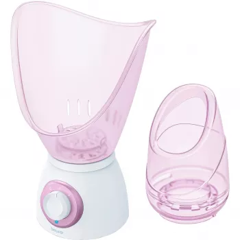 Sauna facial y aparato de vapor Beurer FS 60, rosa/blanco