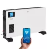 Calefactor de convección eléctrico NOVEEN NOVEENCH9099, 2300 W, 3 niveles de potencia, Tuya WiFi Smart, LCD, temporizador, instalación en suelo