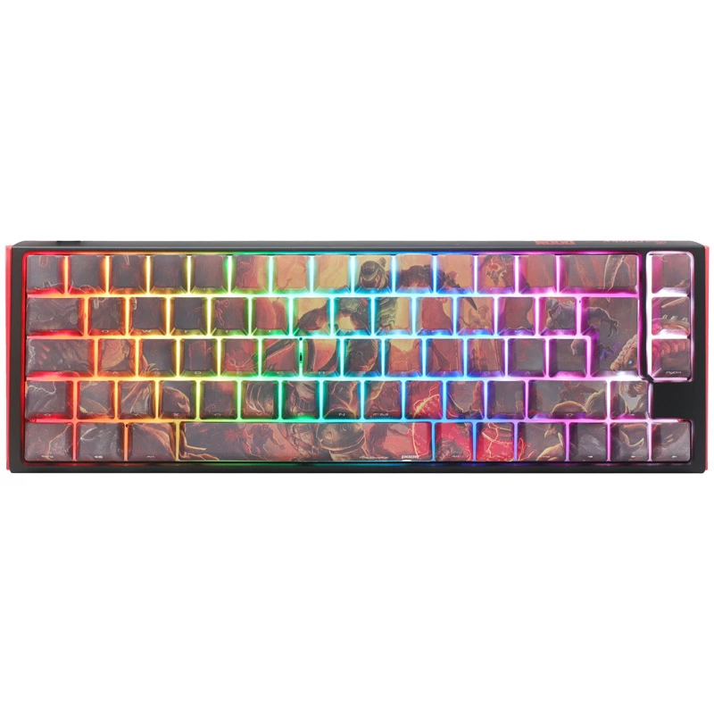 Teclado gaming Ducky One 3 SF Doom Limited Edition USB QWERTY multicolor