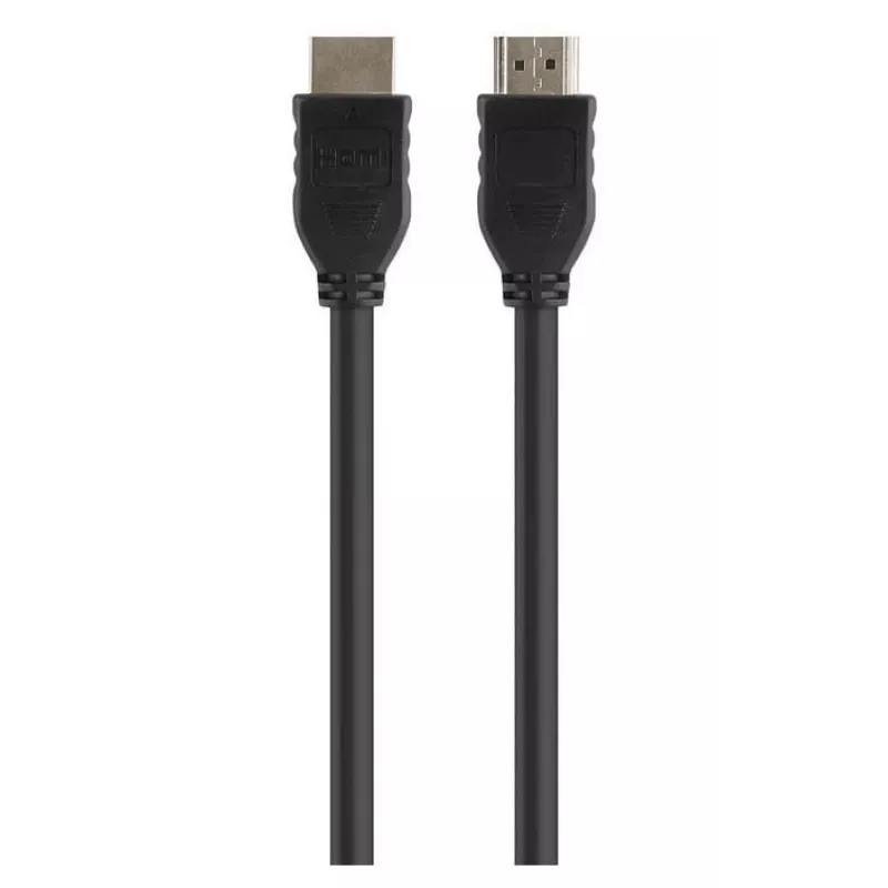 Belkin Standard - Cable HDMI - HDMI (M) a HDMI (M) - 3 m - doble aislamiento - negro - compatible con 4K