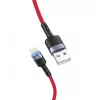 Cable de datos USB a Lightning Tellur, 3A, 1,2 m, indicador LED, rojo