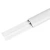 Canaleta de aluminio MACLEAN MC-814 W blanca — organizador de cables, perfil rígido de aluminio para ocultar cables