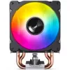 Disipador de CPU Jonsbo CR-1400E 92 mm ARGB negro — ventilador de 92 mm, iluminación ARGB