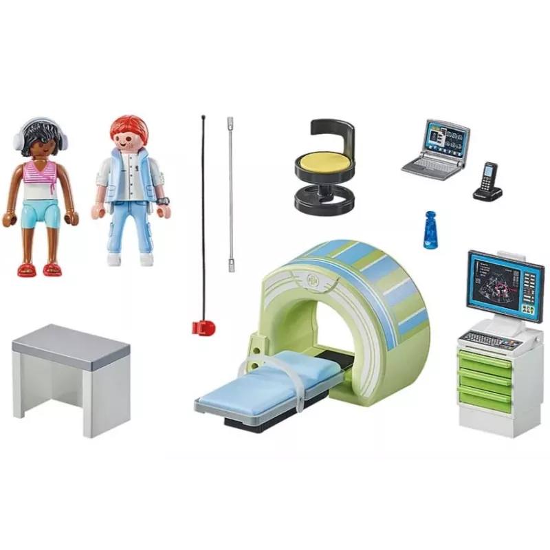 Set de figuras Action Heroes 71618 Resonancia magnética con paciente