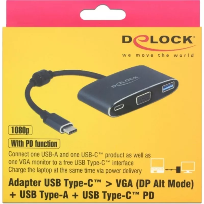 Adaptador gráfico USB DeLOCK 62992