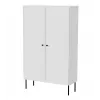 Vitrina Cama Meble PALAZZO BIS 1000×390×1660 mm blanco mate