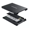 Kit de montaje GRAUGEAR G-CV-M2T25 negro aluminio
