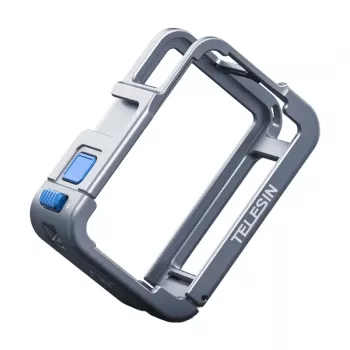 Carcasa metálica protectora Telesin para DJI Osmo Action 5 (azul)