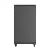 Armario rack LANBERG FF01-6222-12B 22U 600x1200 mm negro con puertas frontal y trasera de cristal