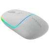 Ratón Canyon MW-22 CNS-CMSW22SW – 2 en 1 Bluetooth/2,4 GHz – óptico – 800/1200/1600 DPI – 4 botones – iluminación RGB – recargable – blanco nieve