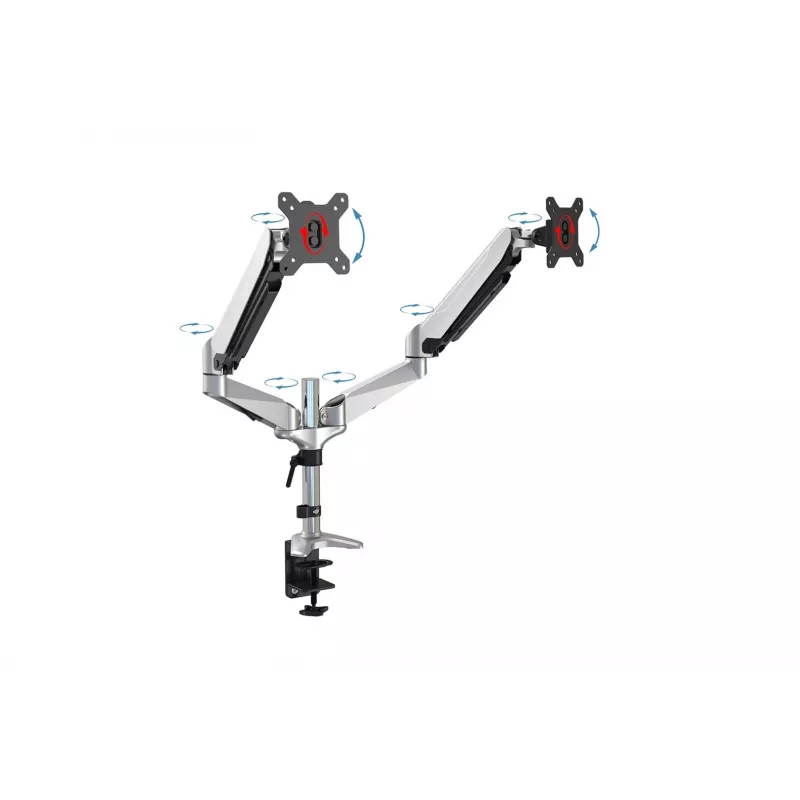 Digitus soporte para doble monitor, 2x 32, 2x 8 kg