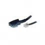 S/CONN 6 m TAE-N - RJ12 negro transparente TC 70166 ShiverPeaks