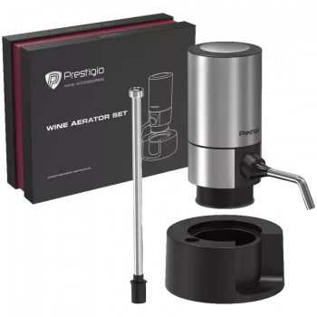 Dispensador de vino eléctrico a batería con tubo de acero inoxidable