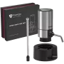 Dispensador de vino eléctrico a batería con tubo de acero inoxidable