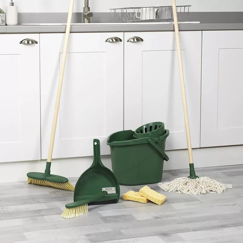 Escoba de suelo Beldray LA075277EU7 Eco Classic – utensilio de barrido manual, ligera para uso doméstico