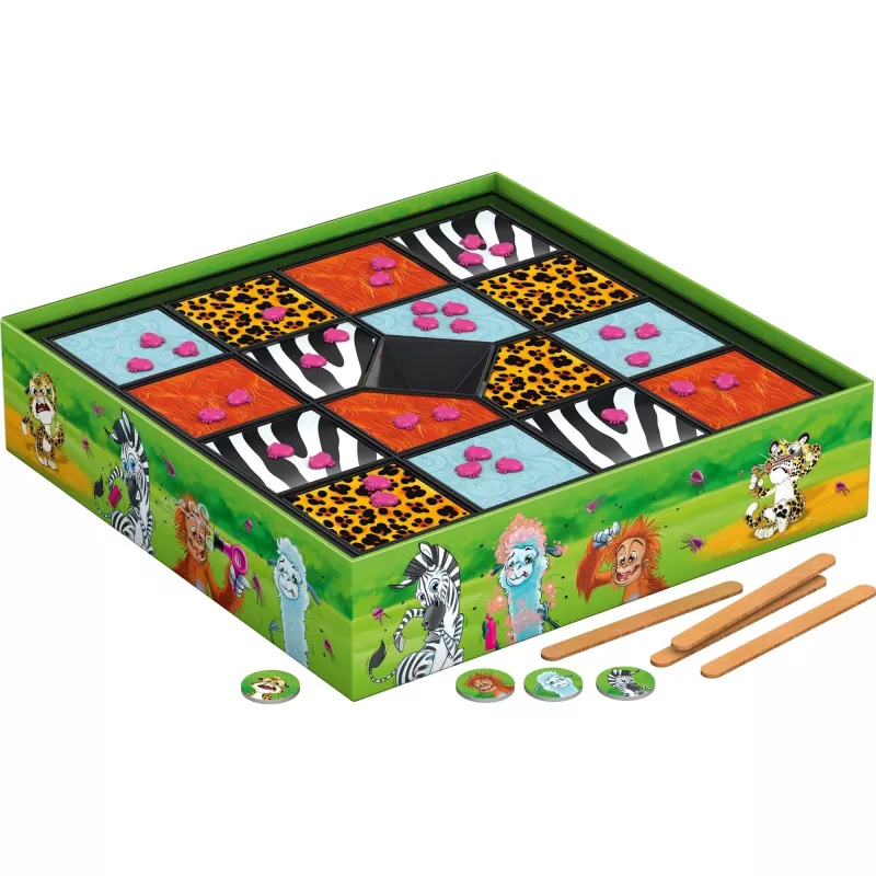 Floh im Zoo, juego de mesa