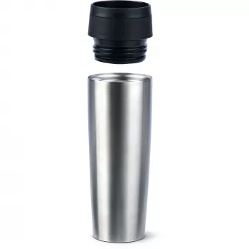 Vaso de viaje EMSA Classic Grande acero inoxidable, 0,5 l, termo antiderrames