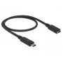 Cable USB DeLOCK 85532 USB 3.2 Gen 1 0,5 m USB-C negro