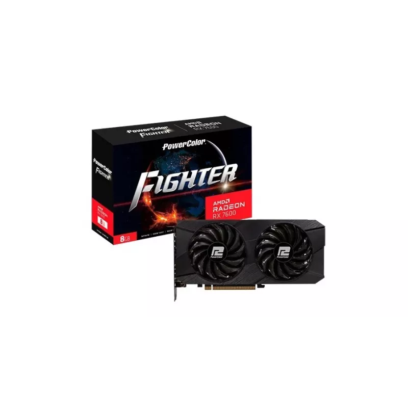 Tarjeta gráfica PowerColor Fighter Radeon RX 7600 8GB