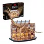Puzle 3D LED Dante CubicFun NatMus Brachiosaurus 05447 – modelo de montaje educativo con luz LED